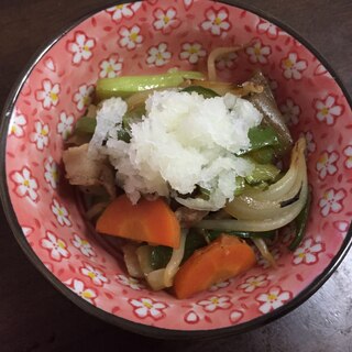 野菜たっぷり！和風野菜炒め